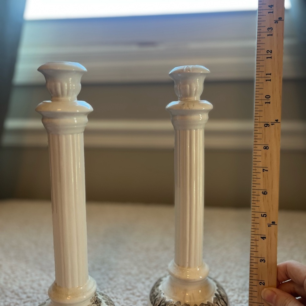 Classic Ivory Candle Holders - Picture 4 of 4